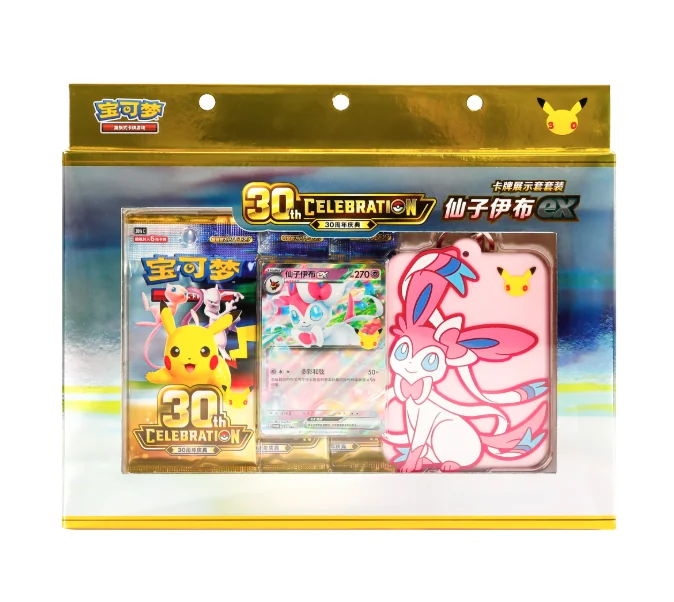 Chinese Pokémon TCG 30th Celebration Card Display Set — Sylveon ex
