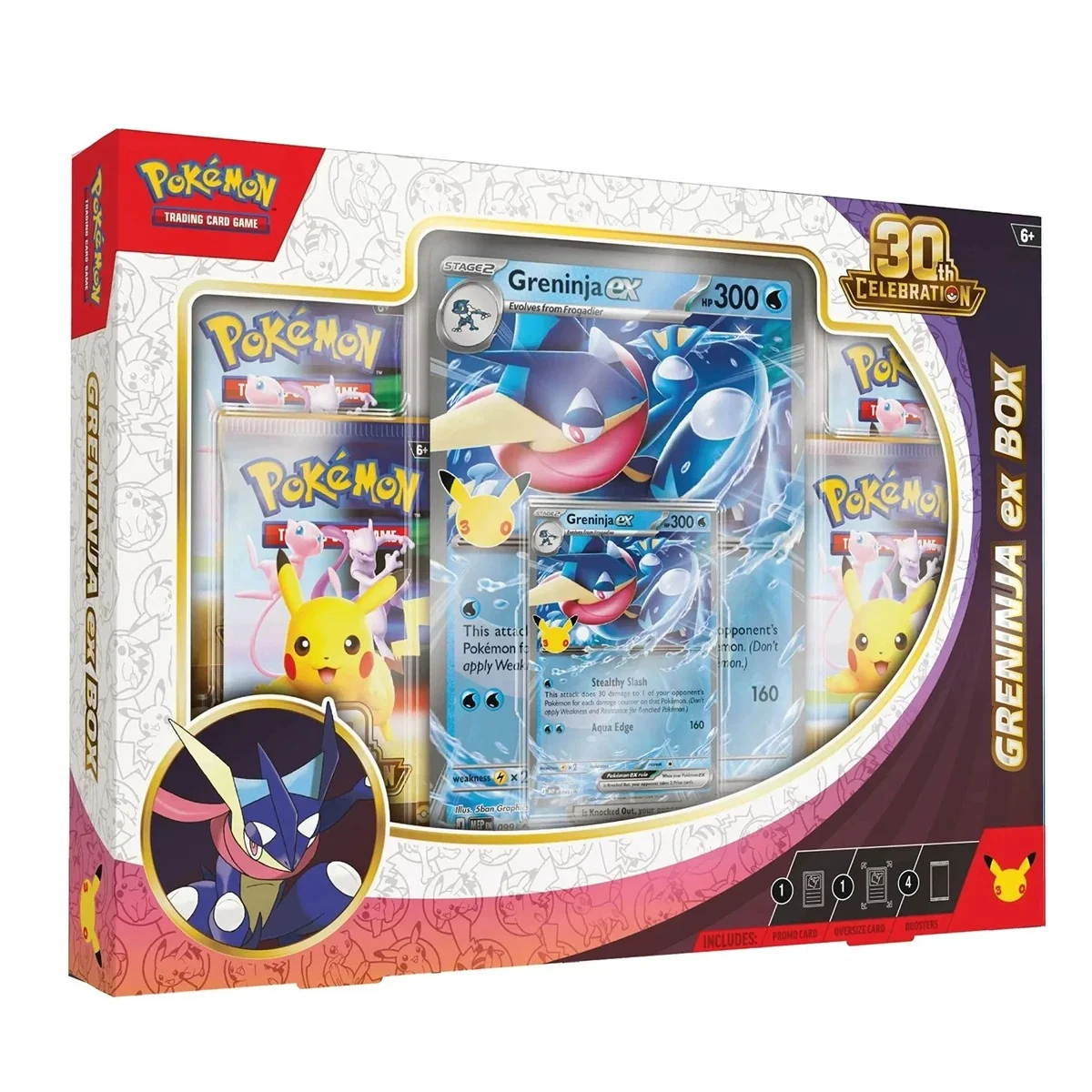 English Pokémon TCG 30th Celebration Greninja ex Box